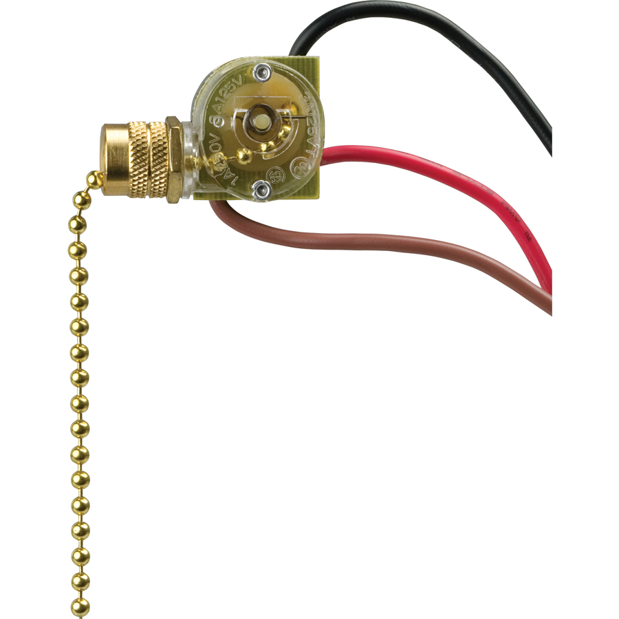 Cooper Wiring Devices 6 Amp Brass Dipped 3 Way Light Switch