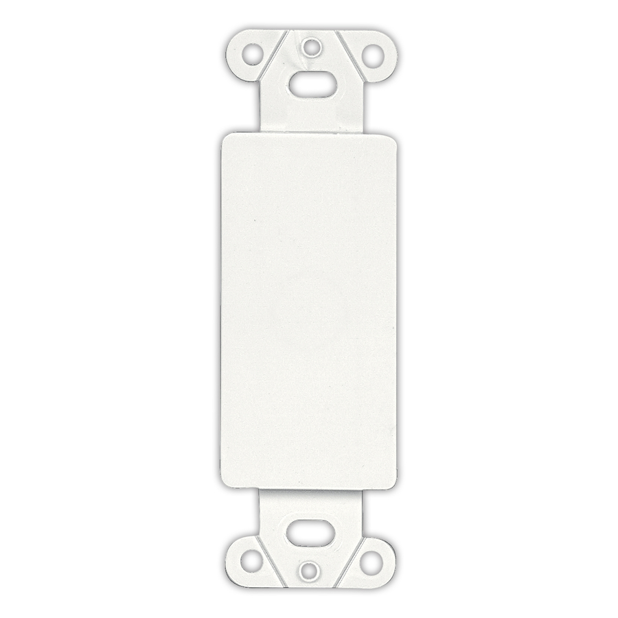 Eaton 1 Gang White Blank Wall Plate Insert