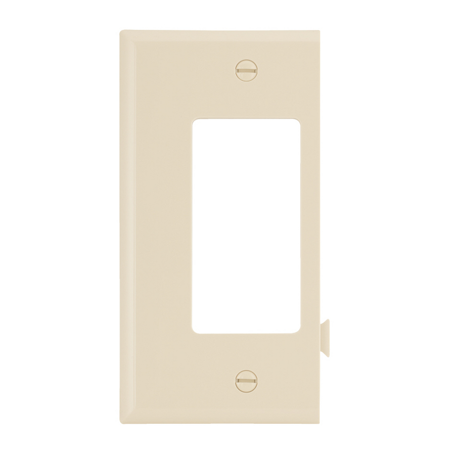 Cooper Wiring Devices 1 Gang Ivory Round Wall Plate