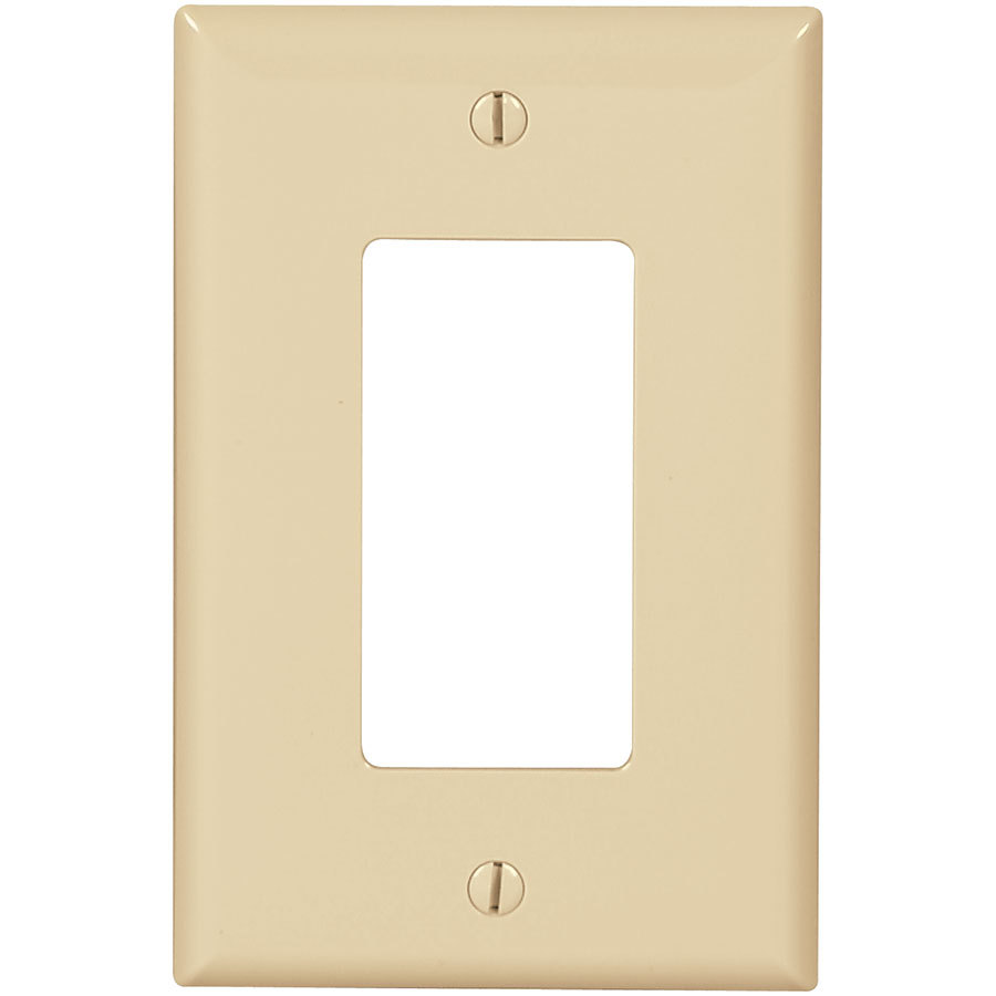 Cooper Wiring Devices 1 Gang Ivory GFCI Nylon Wall Plate