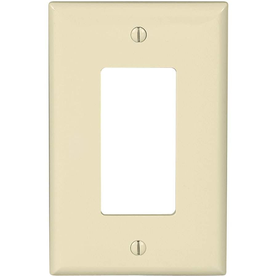 Cooper Wiring Devices 1 Gang Almond GFCI Nylon Wall Plate