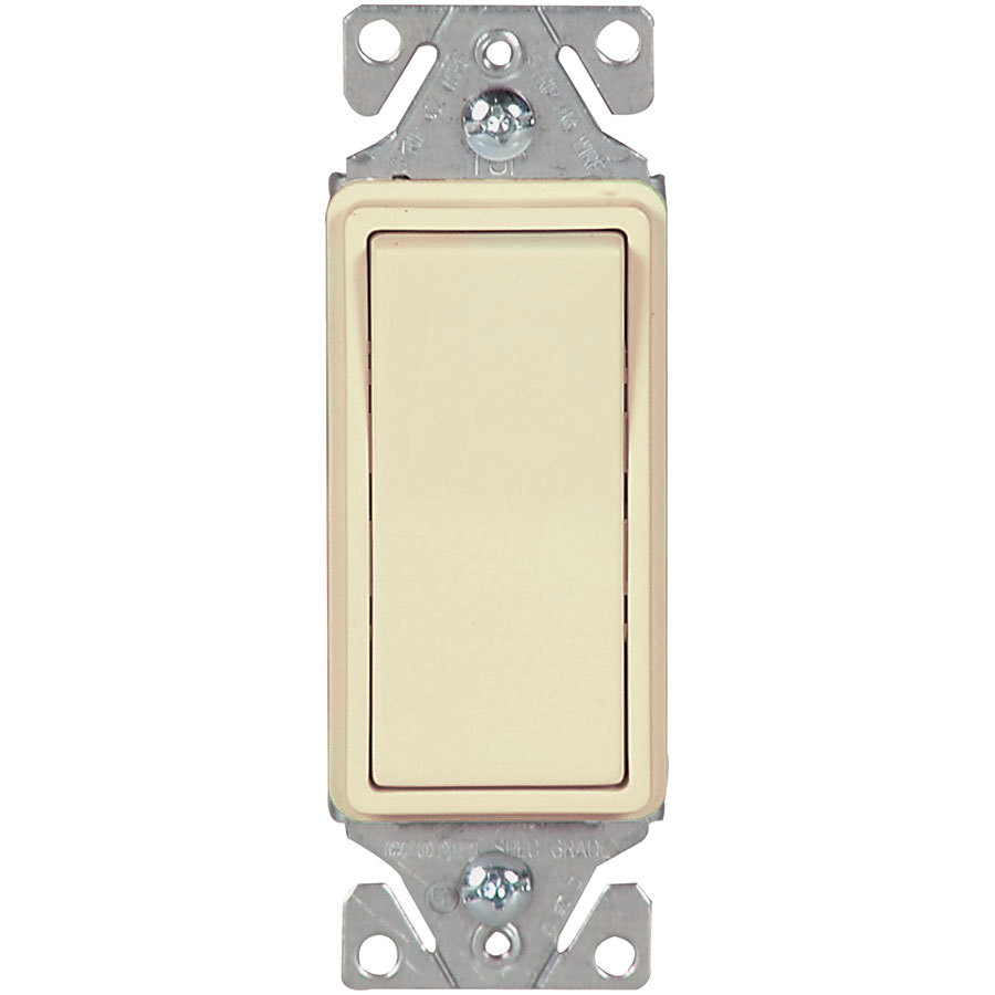 Cooper Wiring Devices 15 Amp Almond 3 Way Decorator Light Switch