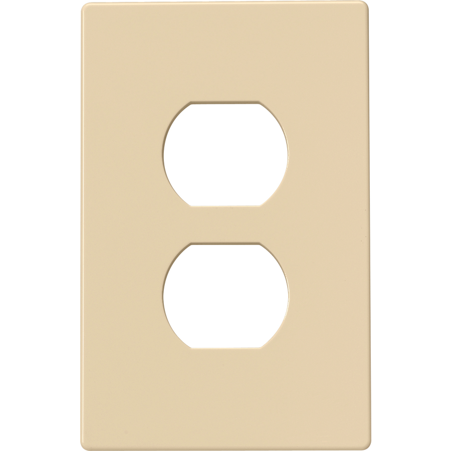 Cooper Wiring Devices 1 Gang Ivory Round Wall Plate