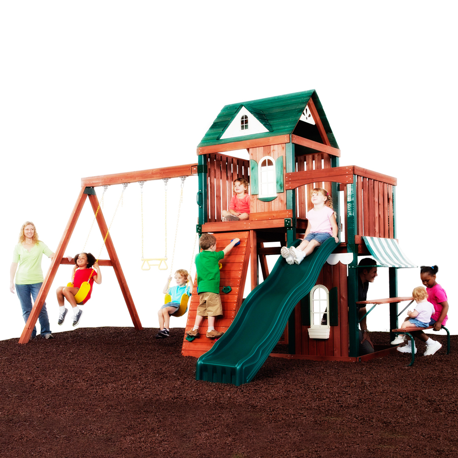 Swing N Slide Greenwich Residential Wood Playset