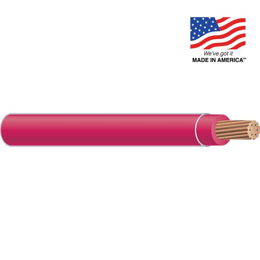 Southwire 14 AWG Stranded Red Copper THHN Wire (By the Foot)