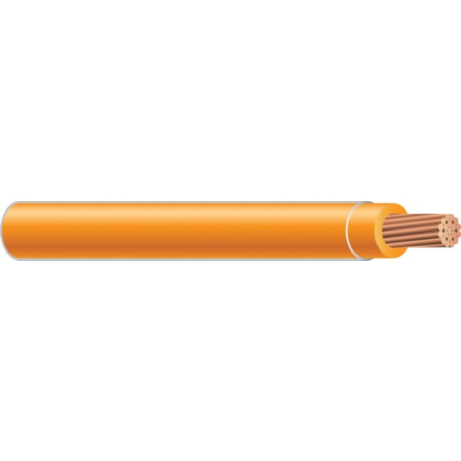 14 AWG Stranded Orange Copper THHN Wire (By the Foot)