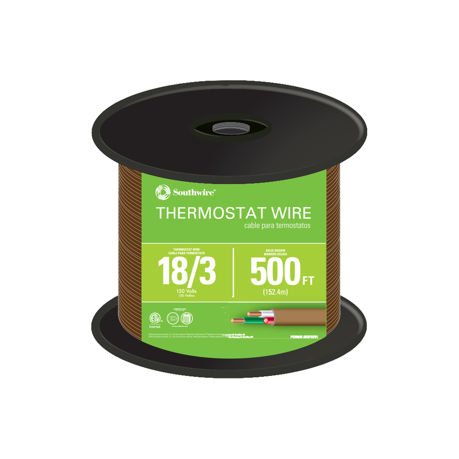 500 ft 18 AWG 3 Conductor Thermostat Wire