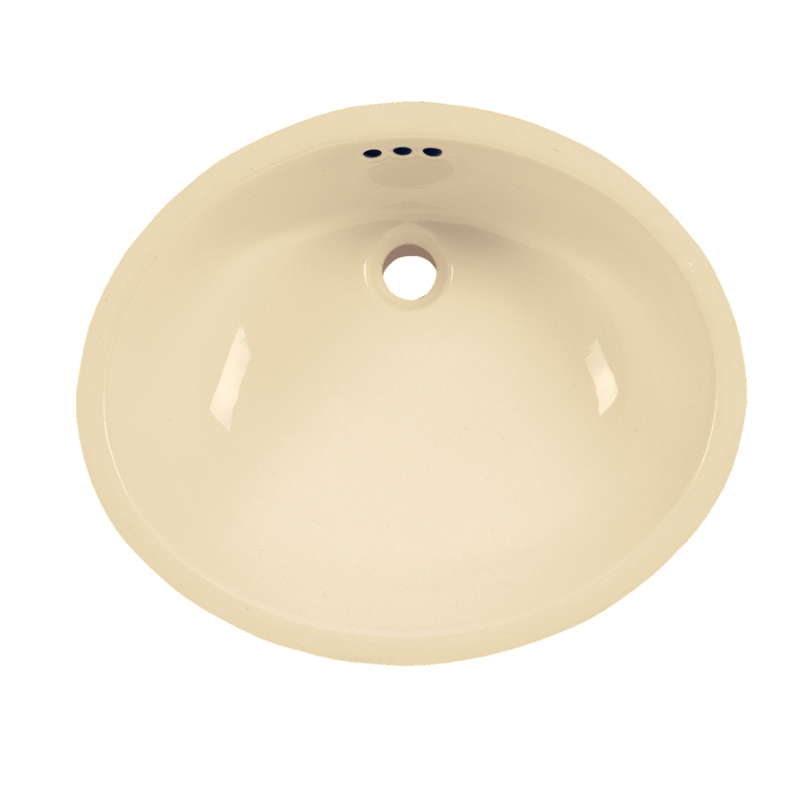 American Standard Ovalyn Bone Undermount Oval Bathroom Sink with Overflow