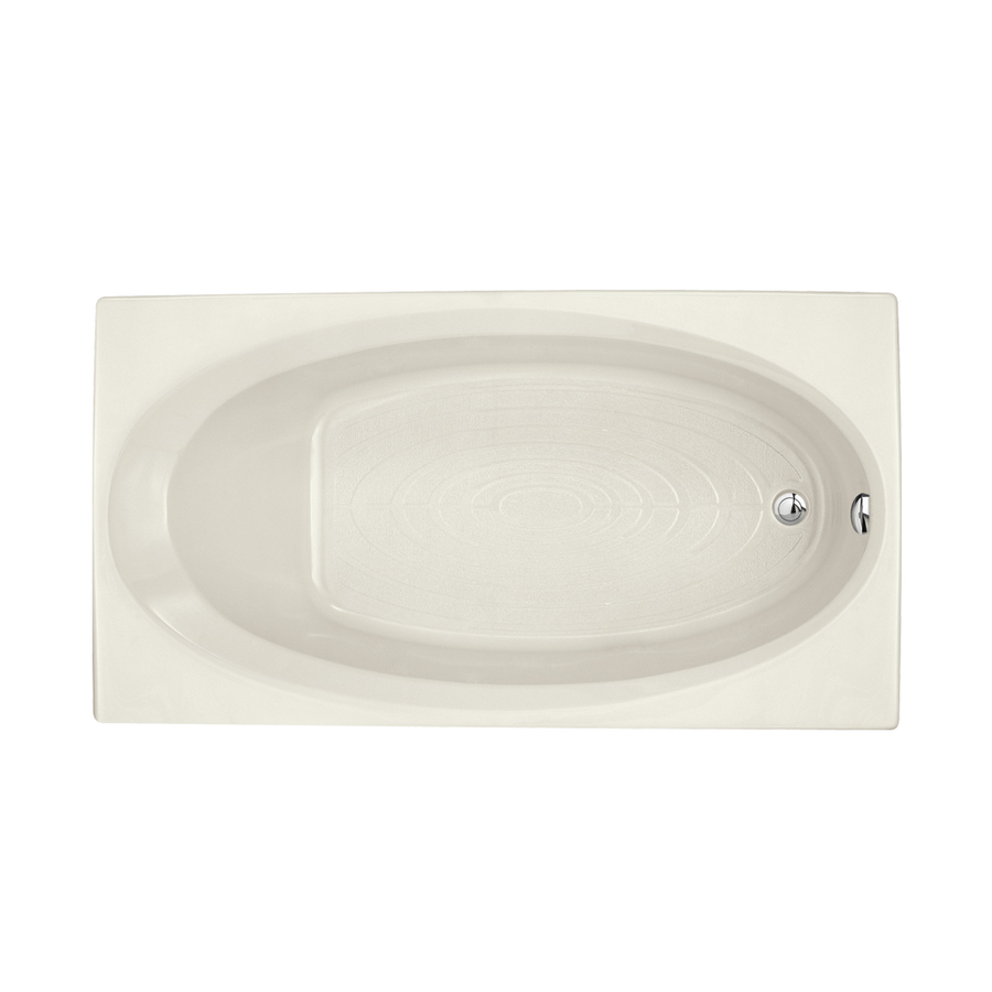 American Standard Evolution 66 in L x 36 in W x 19.75 in H Linen Acrylic Rectangular Drop In Bathtub with Reversible Drain