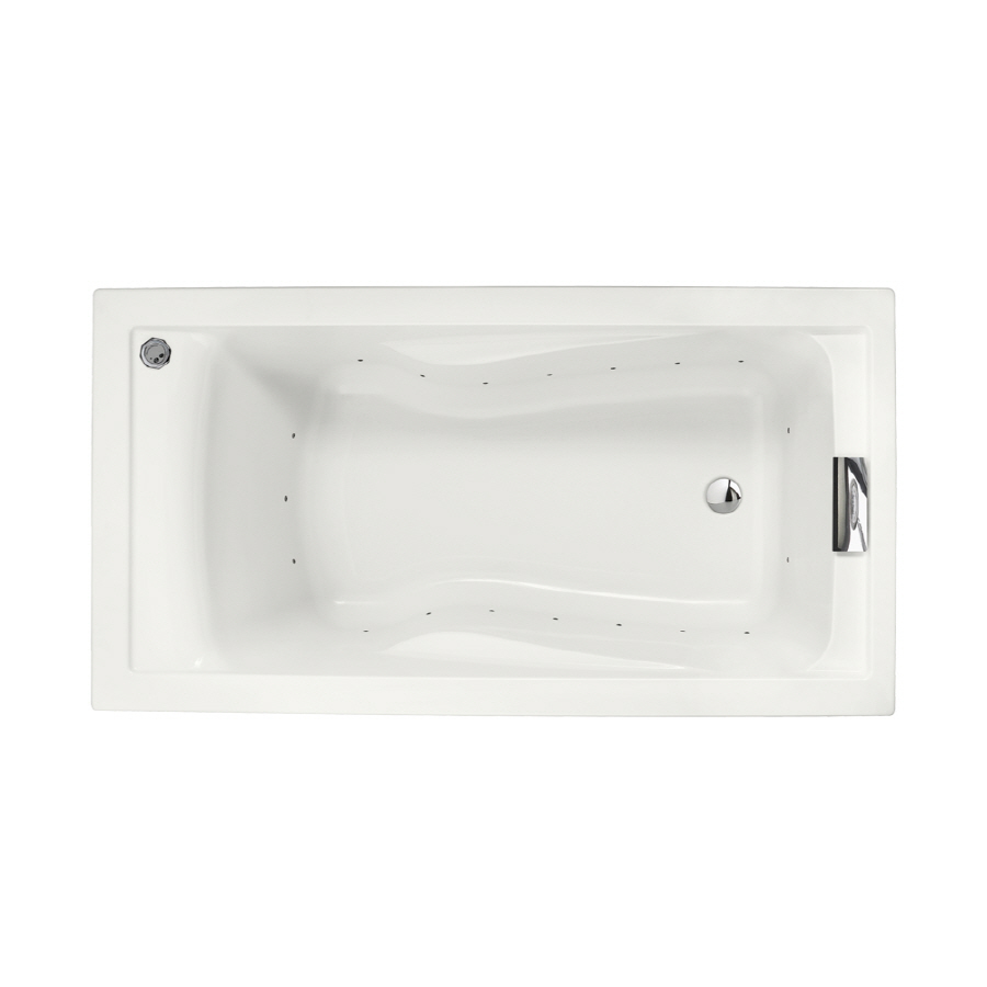 American Standard Evolution 60 in L x 32 in W x 21.5 in H White Rectangular Air Bath