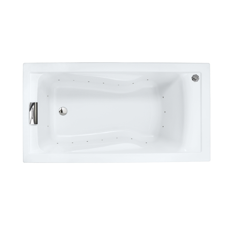 American Standard Evolution 60 in L x 32 in W x 21.5 in H Arctic Rectangular Air Bath