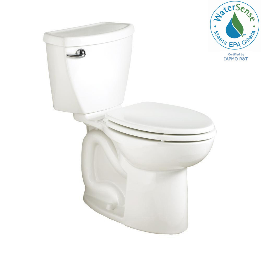 American Standard Cadet 3 White 1.28 GPF/4.85 LPF 12 in Rough in Watersense Elongated 2 Piece Comfort Height Toilet