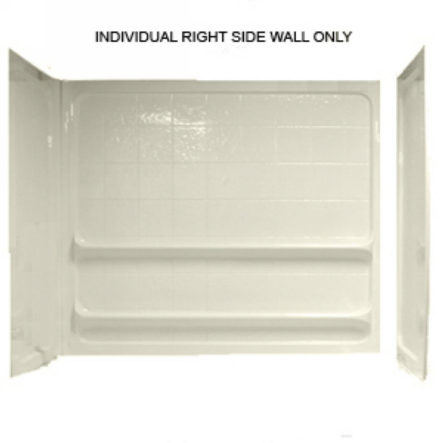 American Standard 32 in W x 32 in L x 60 in H Linen Shower Wall Surround Side Wall Panel