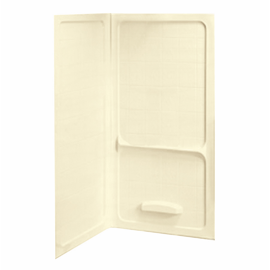 American Standard 38 in W x 38 in L x 72 in H Bone Shower Wall Surround Corner Wall Panel