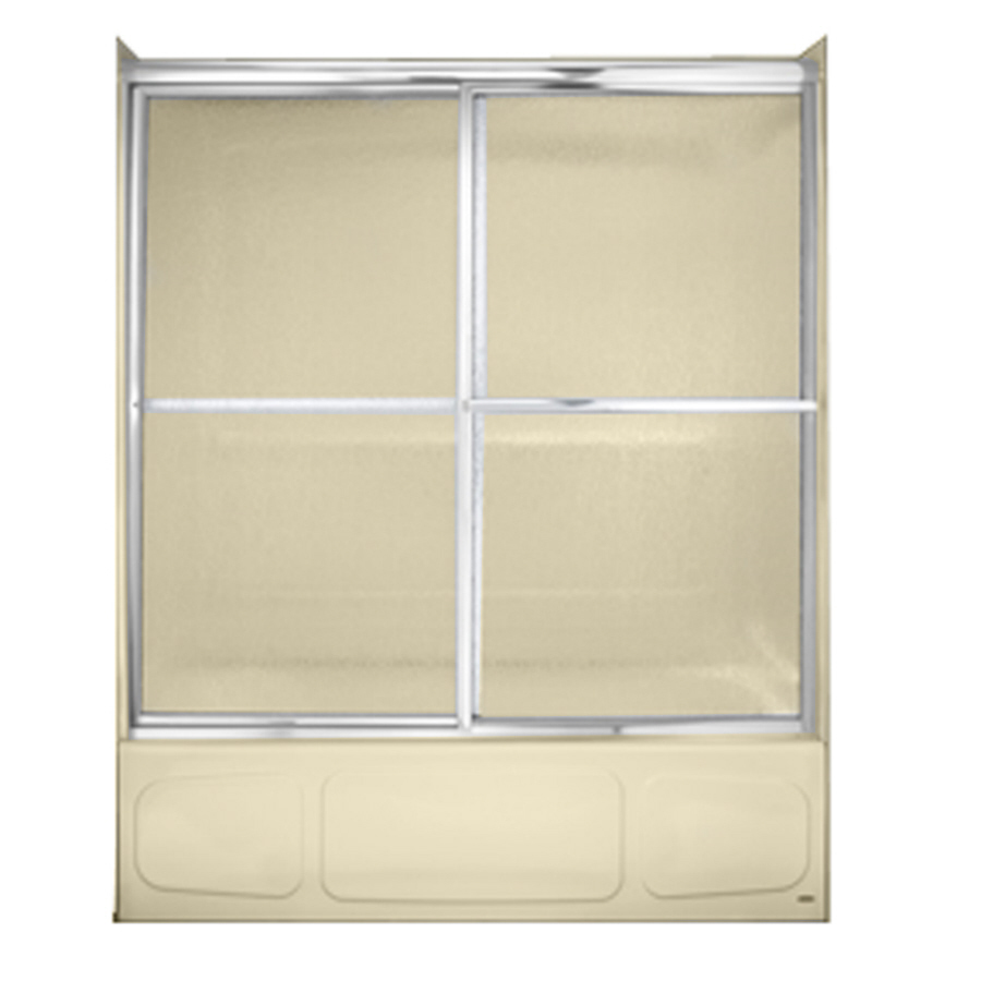 American Standard 60 in x 30 in Acrylux Bone Rectangular Skirted Bathtub with Left Hand Drain