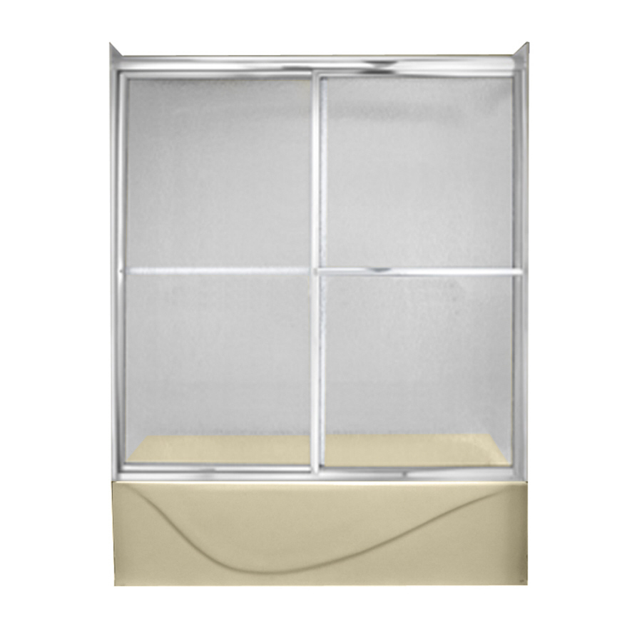 American Standard 60 in x 30 in Acrylux Bone Rectangular Skirted Bathtub with Left Hand Drain