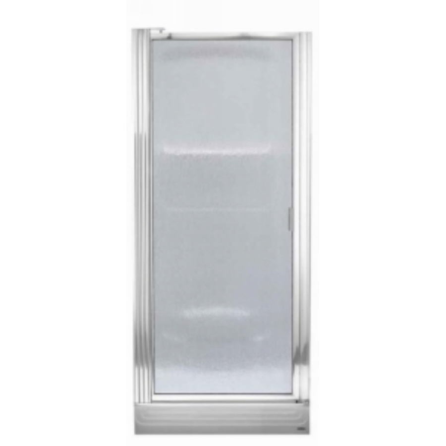 American Standard 31 1/8 in Silver Pivot Shower Door