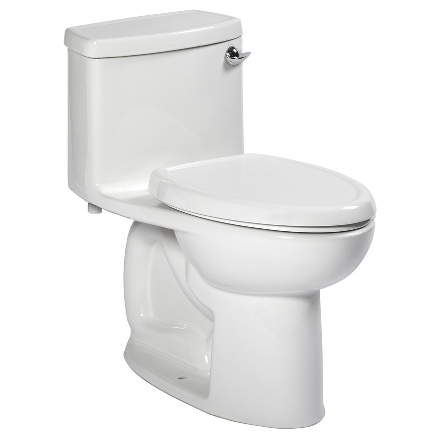 American Standard Cadet 3 White 1.28 GPF (4.85 LPF) 12 in Rough In WaterSense Elongated 1 Piece Comfort Height Toilet