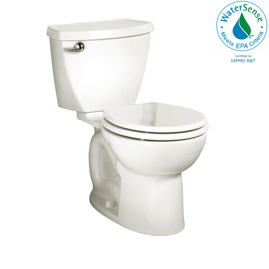 American Standard Cadet 3 White 1.28 GPF (4.85 LPF) 12 in Rough In WaterSense Round 2 Piece Standard Height Toilet