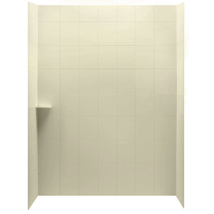 American Standard Ciencia 30 in W x 60 in D x 60 in H Linen Acrylic Shower Wall Surround Side and Back Panels