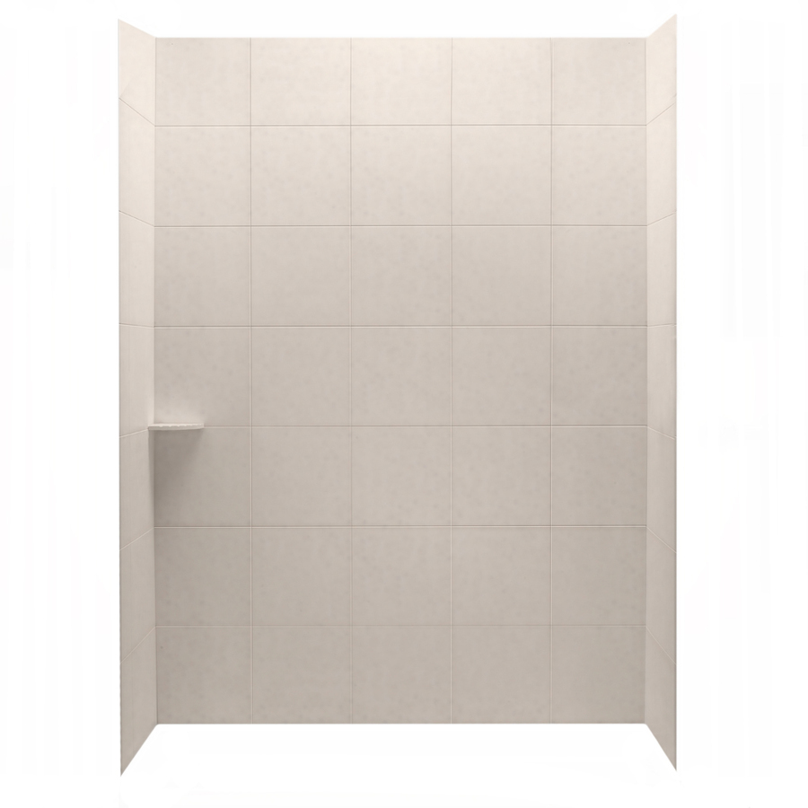 American Standard Ciencia 30 in W x 60 in D x 84 in H Aurora Acrylic Shower Wall Surround Side and Back Panels