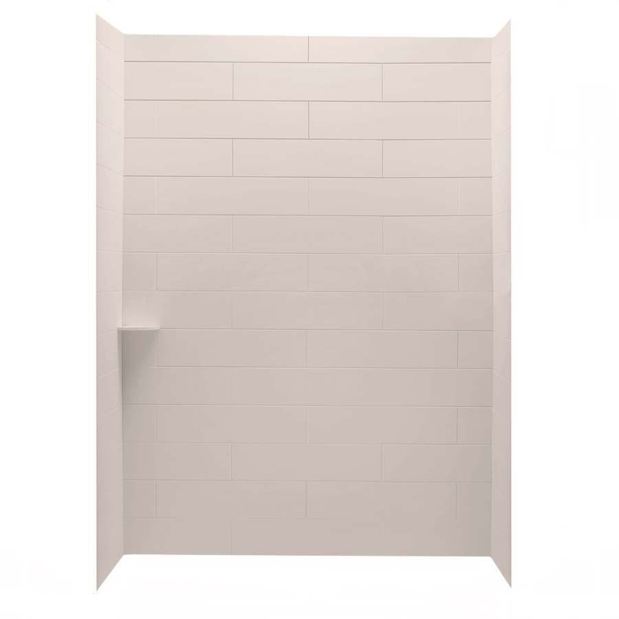 American Standard Ciencia 36 in W x 60 in D x 96 in H Aurora Acrylic Shower Wall Surround Side and Back Panels