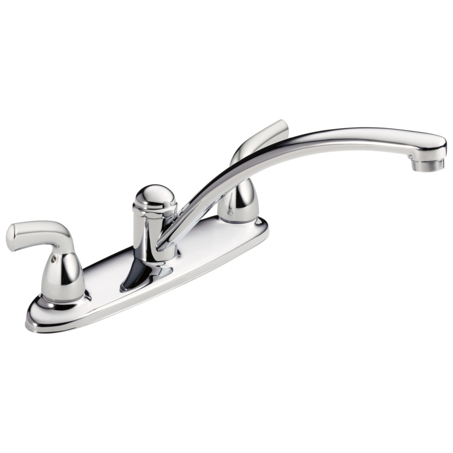 Delta Classic Chrome Low Arc Kitchen Faucet