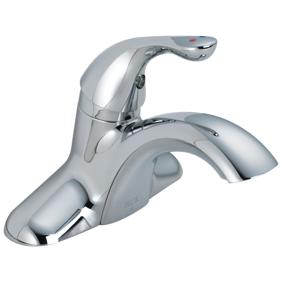 Shop Delta Chrome 1 Handle Bathroom Faucet at Lowes