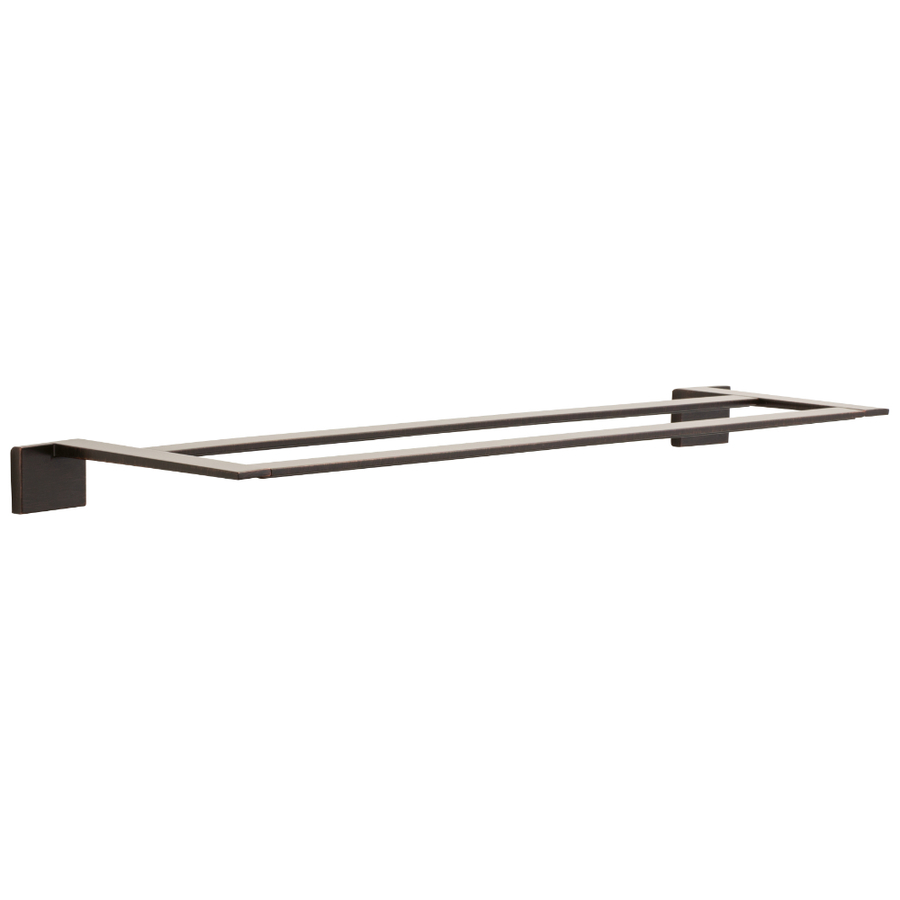 Delta Vero Venetian Bronze Double Towel Bar (Common 24 in; Actual 26.296 in)