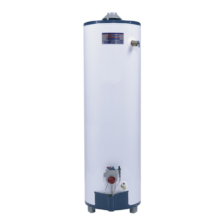 U.S. Craftmaster Us Craftmaster 40 Gallon 12 Year Tall Gas Water Heater (Liquid Propane)