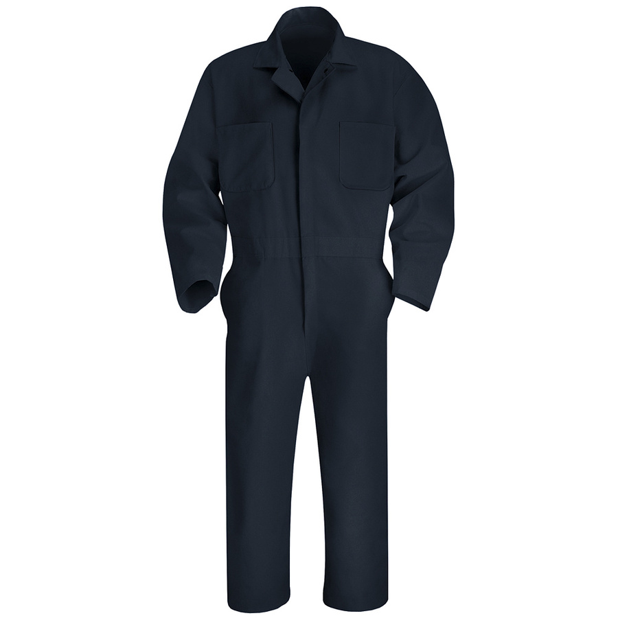 Red Kap 40 Mens Navy Long Sleeve Coveralls