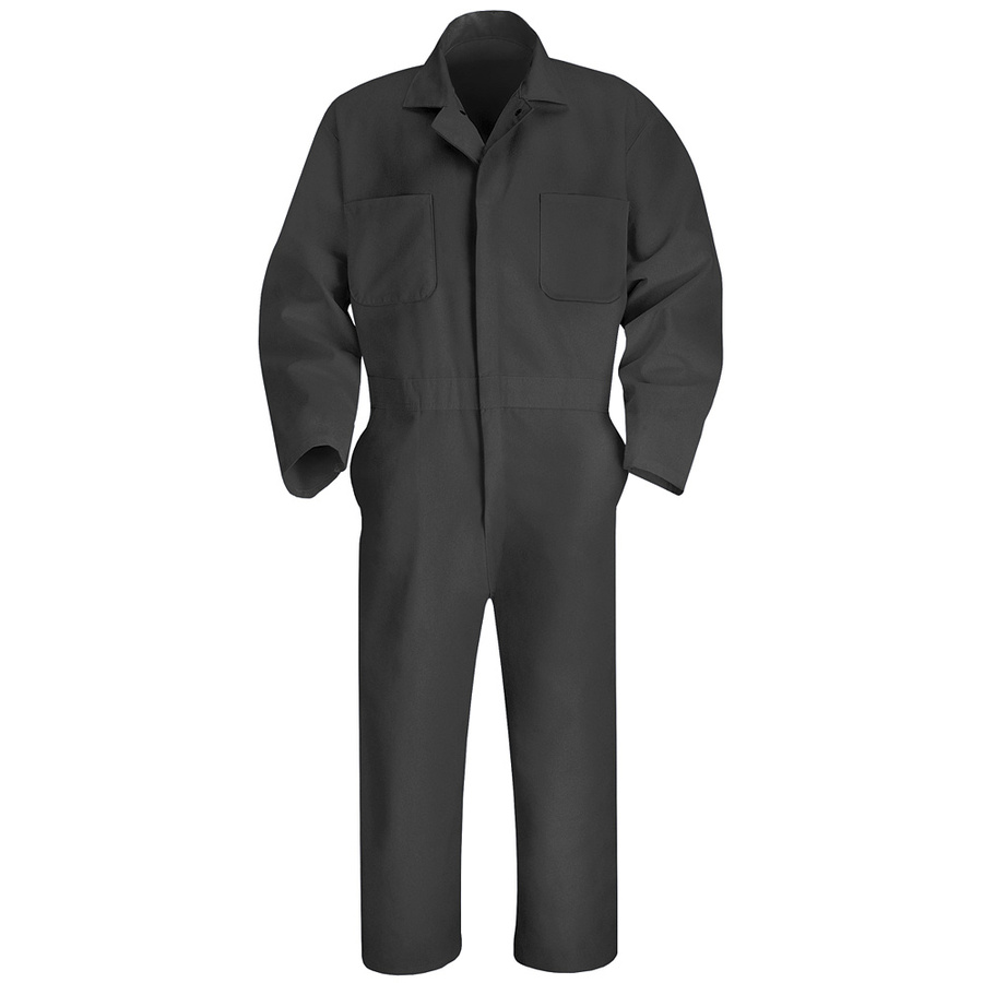 Red Kap 52 Mens Charcoal Long Sleeve Coveralls