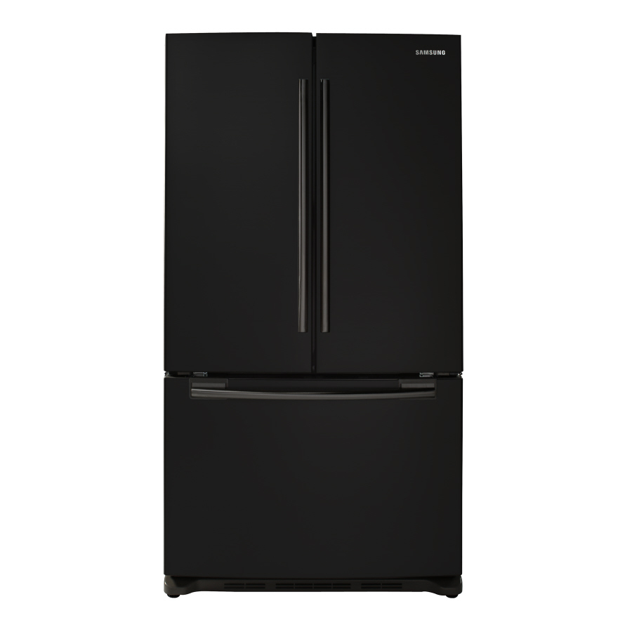 Samsung 25.8 cu ft French Door Refrigerator with Single Ice Maker (Black) ENERGY STAR