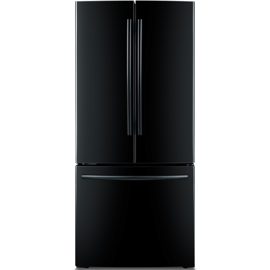 Samsung 21.6 cu ft French Door Refrigerator with Single Ice Maker (Black) ENERGY STAR