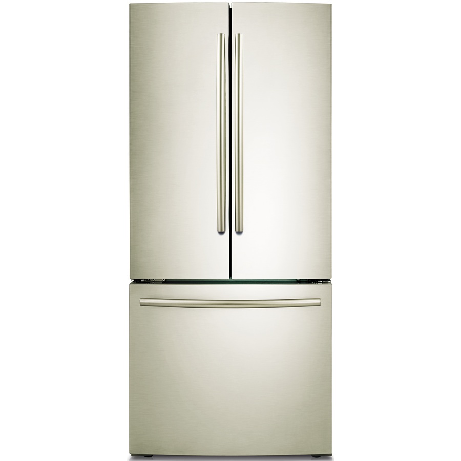 Samsung 21.6 cu ft French Door Refrigerator with Single Ice Maker (Platinum) ENERGY STAR