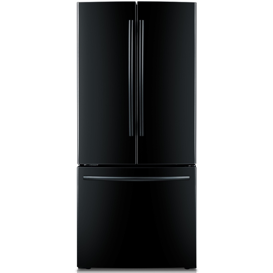 Samsung 21.6 cu ft French Door Refrigerator with Single Ice Maker (Black) ENERGY STAR