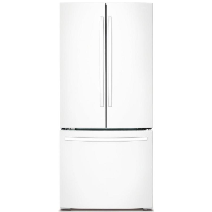 Samsung 21.6 cu ft French Door Refrigerator with Single Ice Maker (White) ENERGY STAR