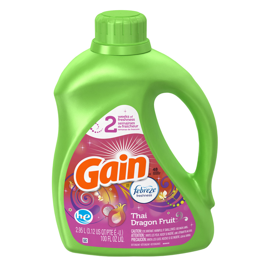 Gain Liquid 100 oz Thai Dragon Fruit Laundry Detergent