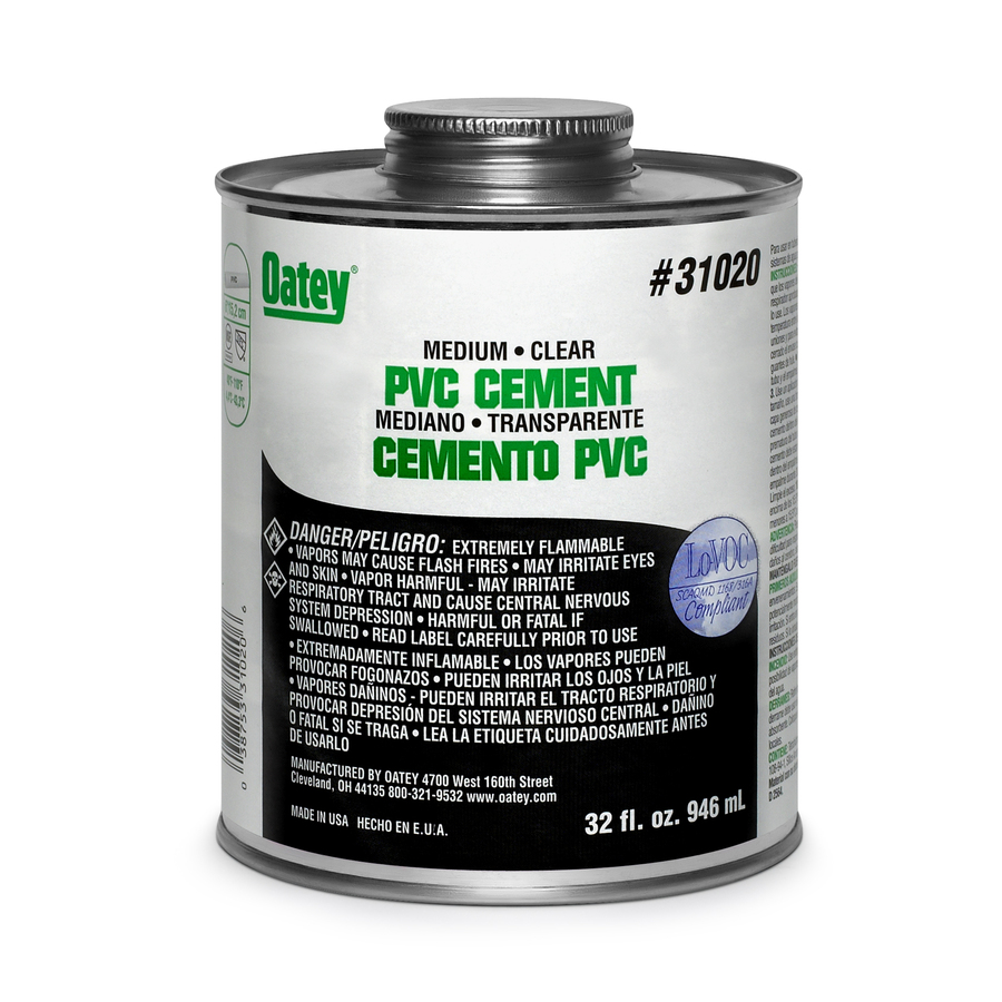 Oatey 32 fl oz LO VOC PVC Cement