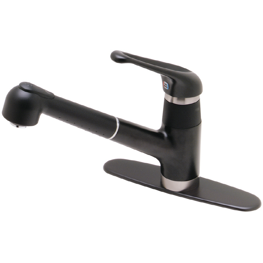 Pfister Genesis Black Pull Out Kitchen Faucet