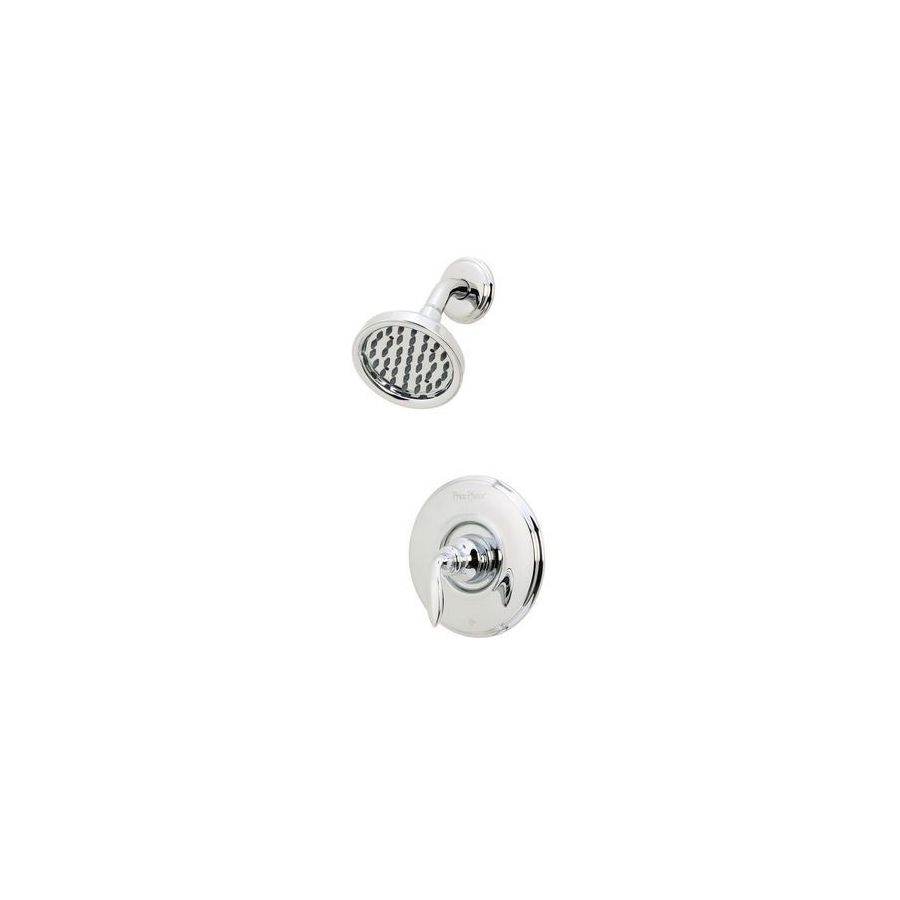 Pfister Avalon Polished Chrome 1 Handle Shower Faucet Trim Kit with Rain Showerhead