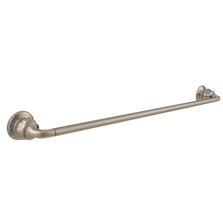 Pfister Treviso Brushed Nickel Single Towel Bar (Common 24 in; Actual 26 in)