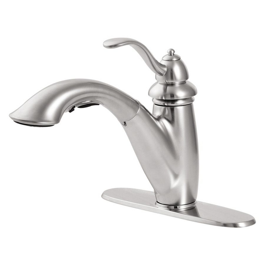 Pfister Marielle Stainless Steel 1 Handle Pull Out Kitchen Faucet