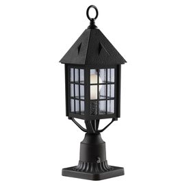 Post Lighting At Lowes Display Product Reviews For 20 12 In H Black Post Light