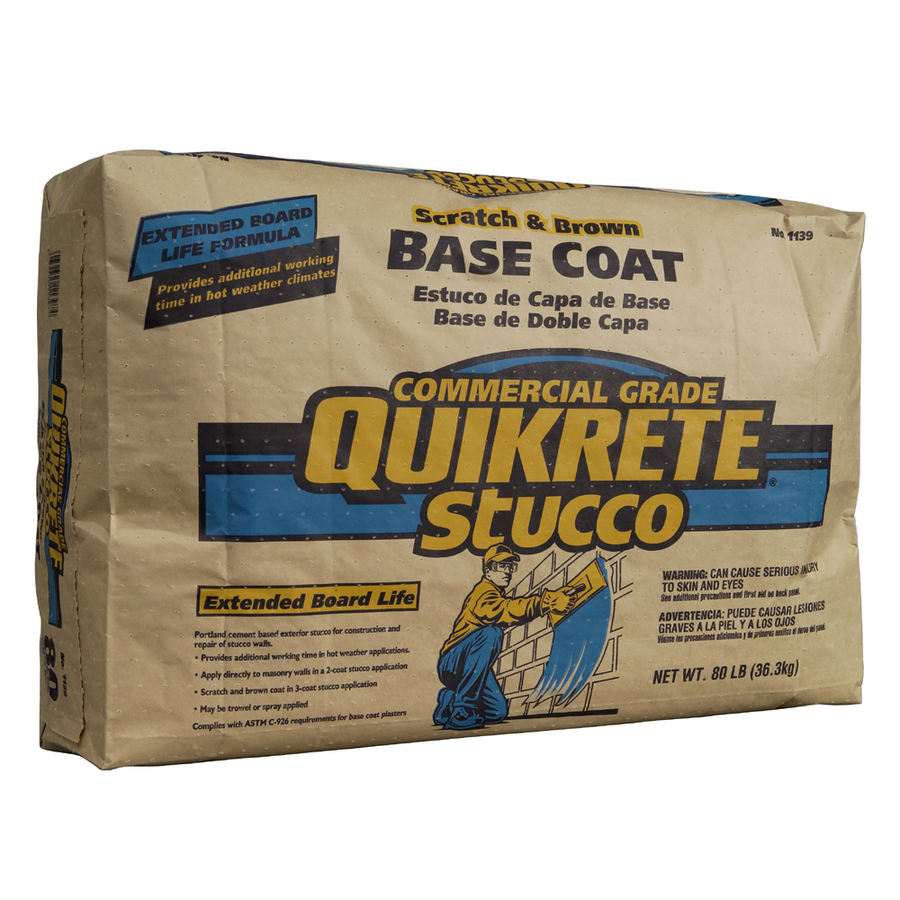 QUIKRETE 80 lbs Base Coat Stucco Mix