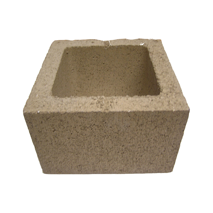 QUIKRETE 12X8X12 Column Block  Tan