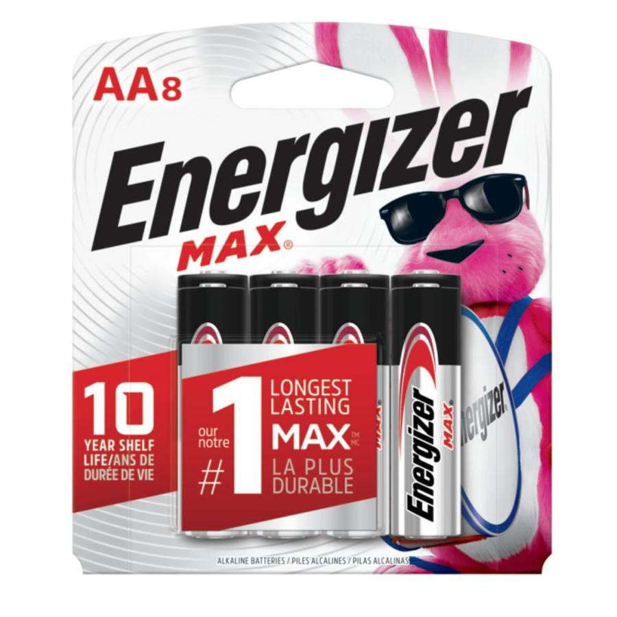 Energizer MAX Alkaline AA Batteries (8-Pack) | E91MP-8