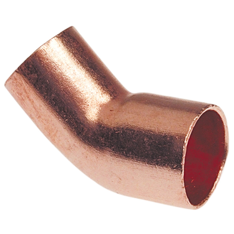 1/2 in x 1/2 in 45 Degree Copper Slip Elbow Fitting