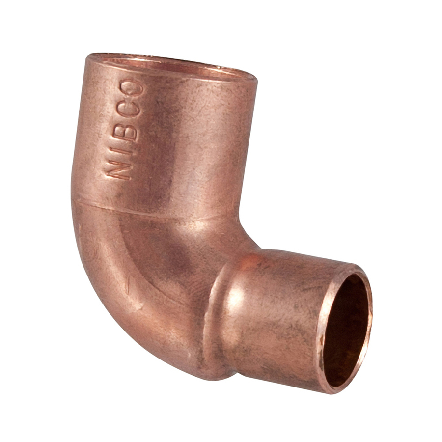 1 in x 3/4 in 90 Degree Copper Slip Elbow Fitting