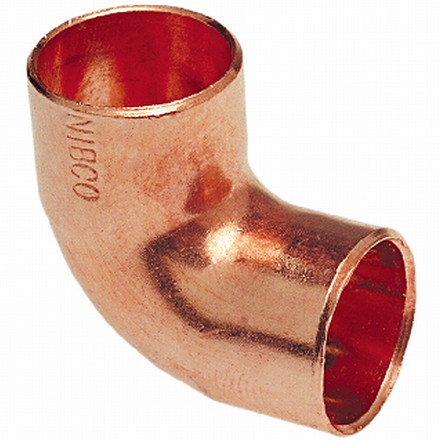 2 in x 2 in 90 Degree Copper Slip Elbow Fitting